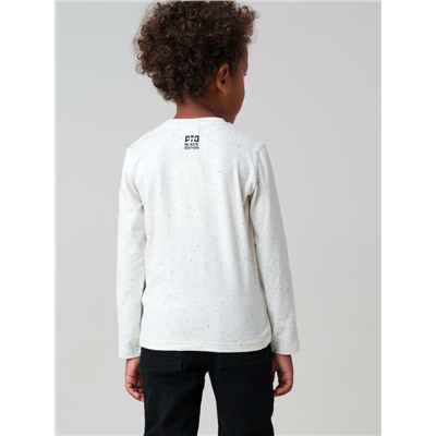 Фуфайка трикотажная для мальчиков (футболка с длинными рукавами)