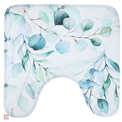 VETTA Коврик для туалета, флис, губка 45x45см
