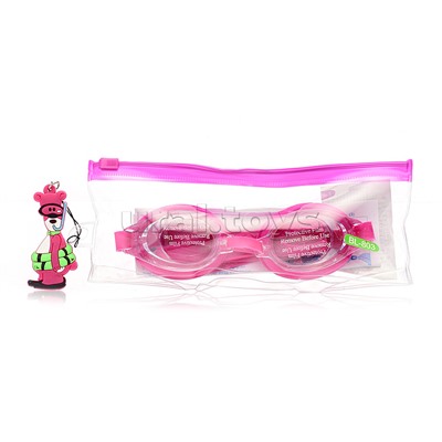 Очки для плавания с брелком, в пакете