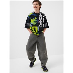 Брюки текстильные джинсовые для мальчиков