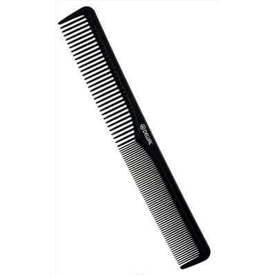 Dewal Расческа рабочая / Эконом CO-6003, пластик, 18 см, черный 1599