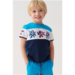 Фуфайка трикотажная для мальчиков (футболка) PLAYTODAY, 1243127