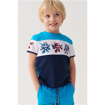 Фуфайка трикотажная для мальчиков (футболка) PLAYTODAY, 1243127