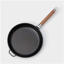 Сковорода Wild Kitchen, d=26 см, лопатка и губка в комплекте, чугун