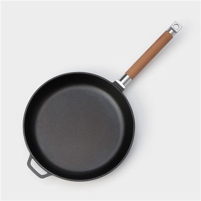 Сковорода Wild Kitchen, d=26 см, лопатка и губка в комплекте, чугун