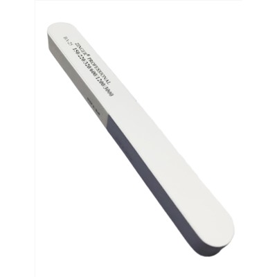Zinger Полировочный блок для ногтей / Classic BA-25, 150/220/320/600/1200/3000 грит, серо-белый