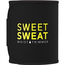 Sports Research, Sweet Sweat, пояс для похудения, маленький, черный и желтый, 1 шт.