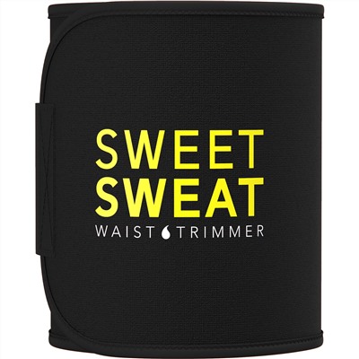 Sports Research, Sweet Sweat, пояс для похудения, маленький, черный и желтый, 1 шт.