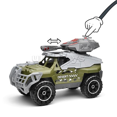 Машина "Внедорожник" с гранатометом, в коробке