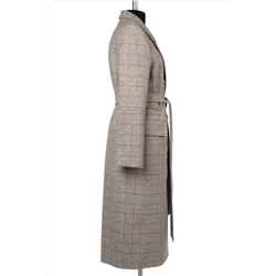 01-12048 Пальто женское демисезонное (пояс)