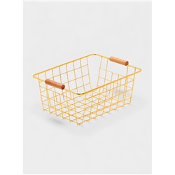 Корзина для хранения "Голден" 24.5*18*10 см, цвет золотой