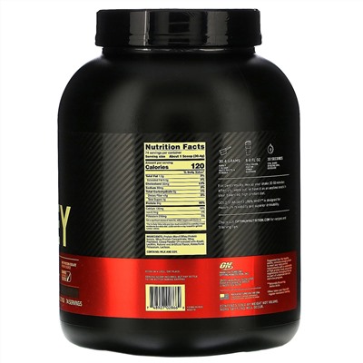 Optimum Nutrition, Gold Standard, 100% Whey, двойной шоколад, 2,27 кг (5 фунтов)