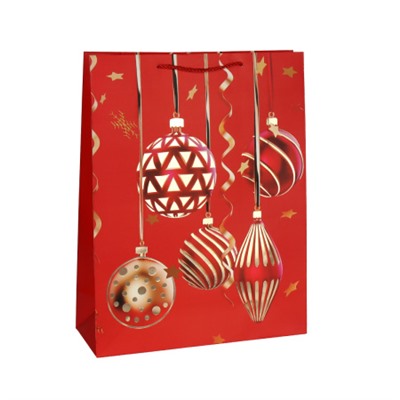 Пакет подарочный 31х40х12 / 9496-L /уп 12/360/Новый год