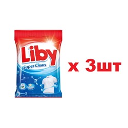 Liby Стиральный порошок Super-Clean 35г 3шт