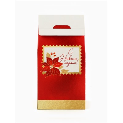 Подарочный набор новогодний «Загадай желание»: чай чёрный 50 г, печенье с предсказанием 8 шт., ежедневник