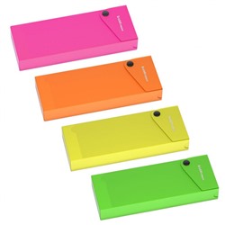 Пенал пластиковый на кнопке "Matt Neon" ассорти 50495 ErichKrause