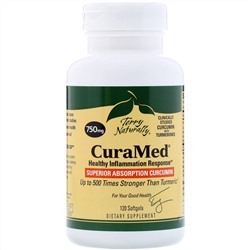 Terry Naturally, CuraMed, 750 мг, 120 мягких таблеток