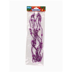 Бусы на ёлку «Шарики», длина 2.7 м, фиолетовые