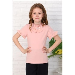 Джемпер Сентябрина короткий рукав (Пудра)