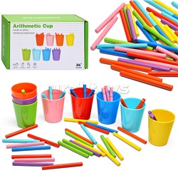 Настольная игра-сортировщик "Палочки" в коробке