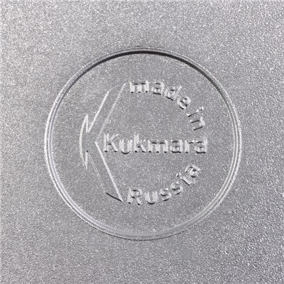 Казан для плова, 3.5 л, алюминиевая крышка, литые ручки, цвет серебряный