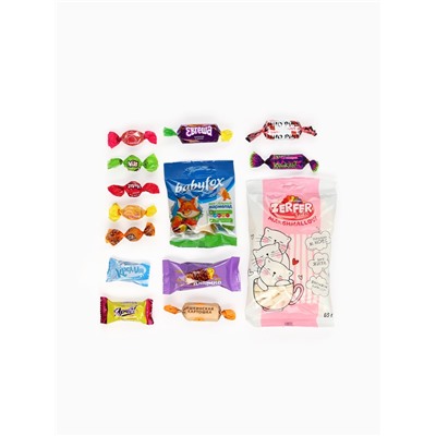 Сладкий детский подарок «Новогодняя почта»: шоколадные конфеты и пазлы, 500 г