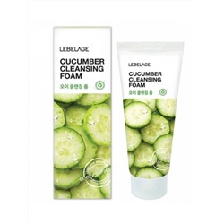 LEBELAGE - ПЕНКА ДЛЯ ЛИЦА С ЭКСТРАКТОМ ОГУРЦА CLEANSING FOAM CUCUMBER, 100 ML