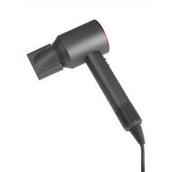 Фен Windigo LF-03, 1250 Вт, 3 температурных режима, 3 скорости, концентратор, серо-розовый