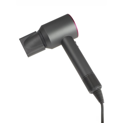 Фен Windigo LF-03, 1250 Вт, 3 температурных режима, 3 скорости, концентратор, серо-розовый