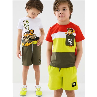 Шорты трикотажные для мальчиков, 2 шт в комплекте