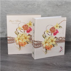 Фотоальбом 200 фото 10х15 Цветы / 9263 /уп 48/