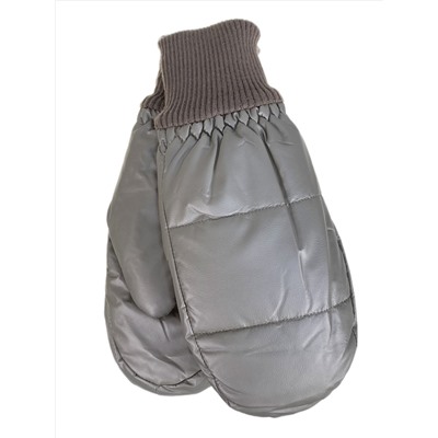 Зимние женские варежки с подкладом из искусственного меха, цвет бежевый