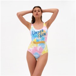 Купальник женский слитный MINAKU цвет розовый, размер 42