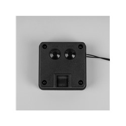 Гирлянда «Нить», 2.7 м, с насадками «Белые шары», уличная, IP44, 10 LED, 8 режимов, солнечная батарея, тёмная нить, свечение белое