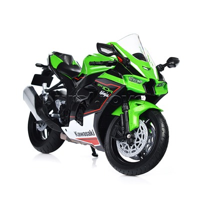 Мотоцикл 1:12 Kawasaki Ninja ZX-10R, зеленый
