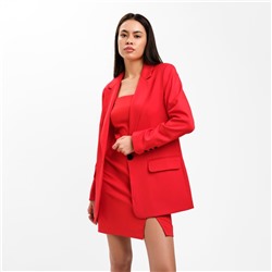 Пиджак женский однобортный MIST, размер 48, красный