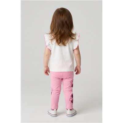 Брюки детские трикотажные для девочек (легинсы), 2 пары в комплекте PLAYTODAY, 1240077