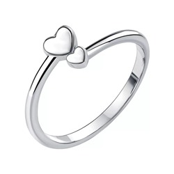 Кольцо из серебра без вставки, Л-10078