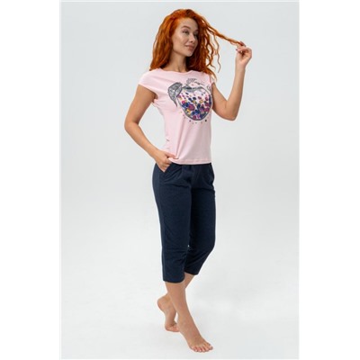 21613 Костюм с бриджами (Пудра)