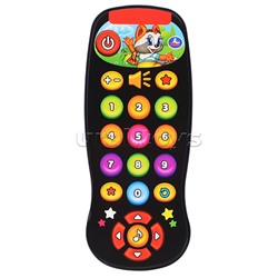 Пульт чёрный 12+ песен, мелодий и звуков. на блистере