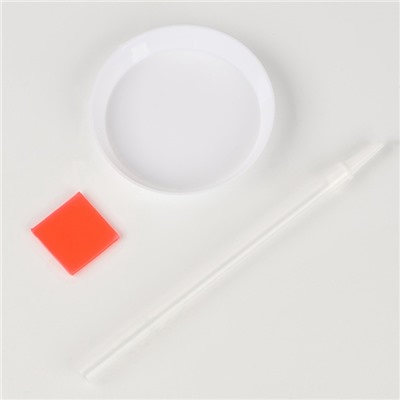 Алмазная мозаика с частичным заполнением на подставке для детей «Самолет», 10×15 см, набор для творчества