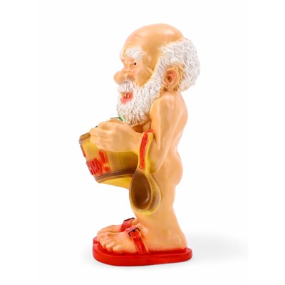 Садовая фигура из гипса «Банщик», 32×35×60 см