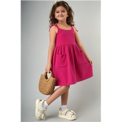 Платье для девочки из муслина Happyfox