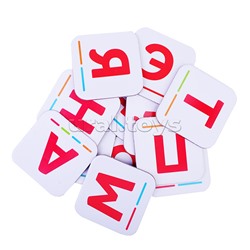 Игра детская настольная "Начинаем читать 5 в 1"