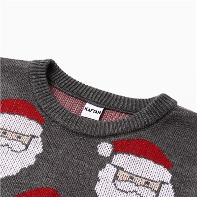 Джемпер вязаный новогодний мужской KAFTAN New year, размер 52