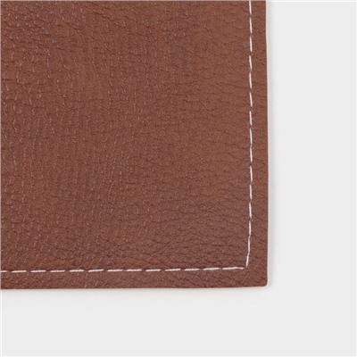 Салфетки под горячее Magistro, 2 шт., двухсторонние, экокожа, хлопок, 47.5×35.5 см