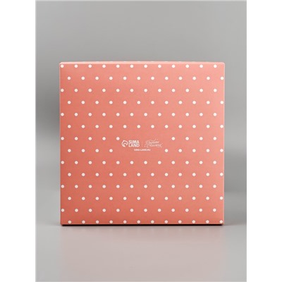 Коробка для цветов с вазой и пластиковыми окнами складная «Для тебя», 30×23×23 см