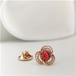 Брошь-значок с кристаллами Swarovski