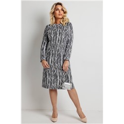Платье женское  6090/04/Черно-белый
