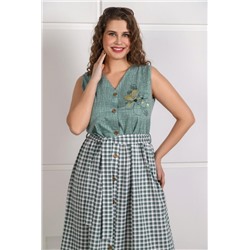 Сарафан ГЕРБЕРА-3 (Зеленый)